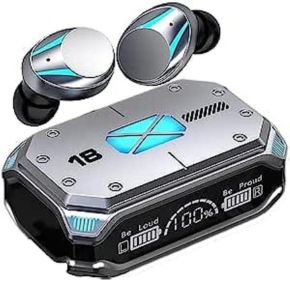 M41 V5.3 TWS Bluetooth Headphone Stereo Low Latency Video Game Earphone E-sports Earbuds Digital Display Touch HD Call Noise Reduction